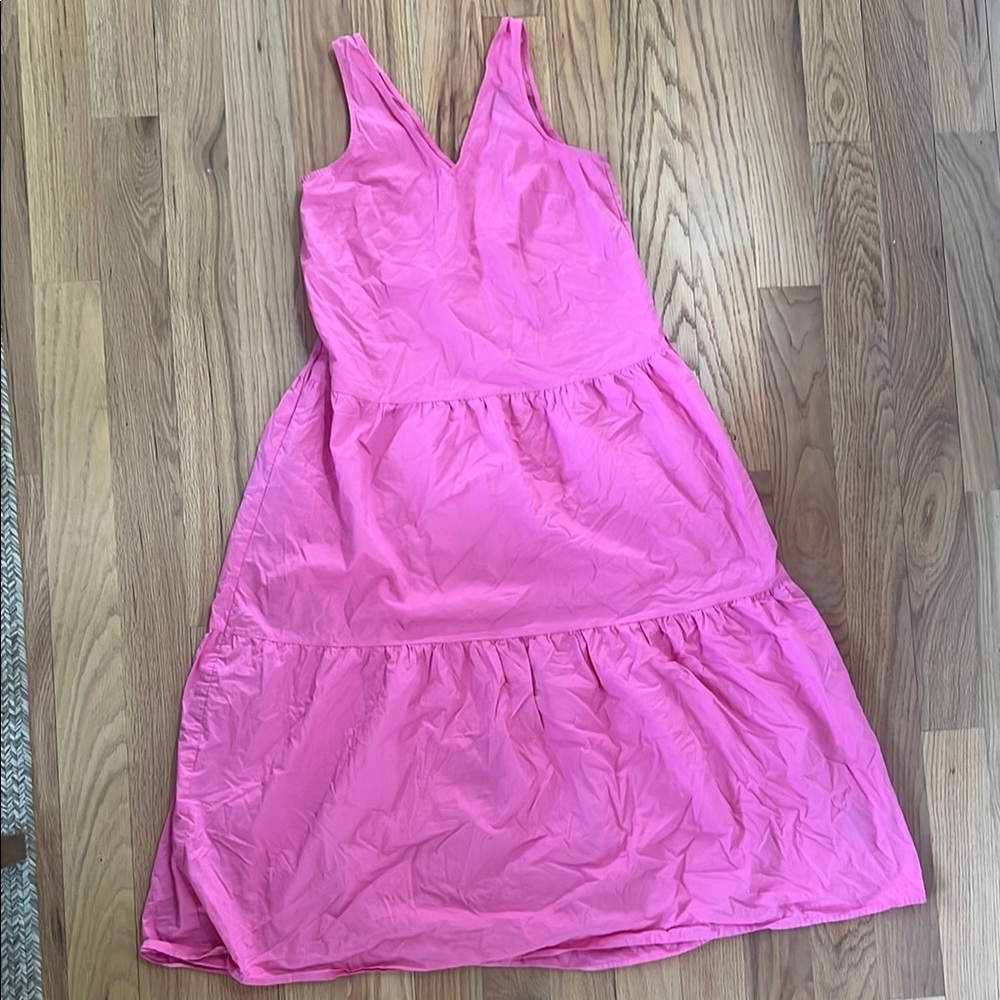 Who What Wear - Women's Pink V-Neck Tiered Maxi Dress - size XS - Picture 6 of 6